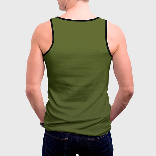 Мужская майка без рукавов Орден с лентой 9 мая / 3D-Черный – фото 4