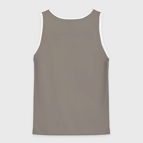 Мужская майка без рукавов Пингвинатор Терморегулатор - brainrot animals meme / 3D-Белый – фото 2