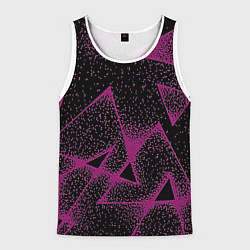 Мужская майка без рукавов The triangle is pink