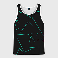 Мужская майка без рукавов Color turquoise line