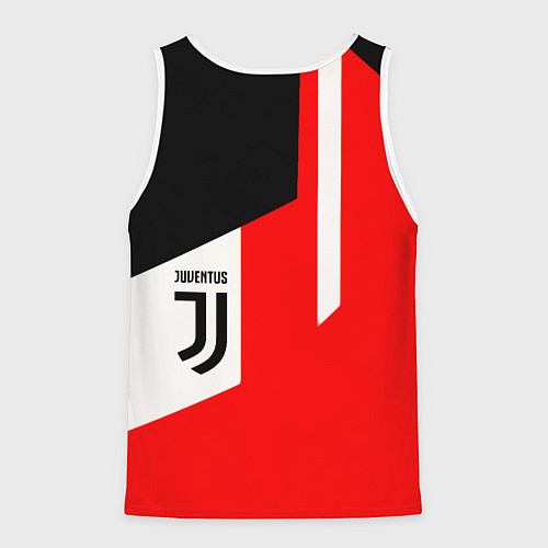 Мужская майка без рукавов Juventus sport geometry / 3D-Белый – фото 2