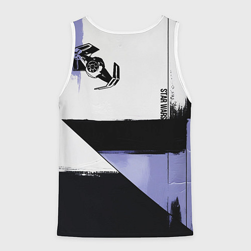 Мужская майка без рукавов Дарт Вейдер Звездные войны / 3D-Белый – фото 2
