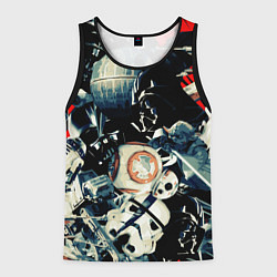 Мужская майка без рукавов Звездные войны персонажи