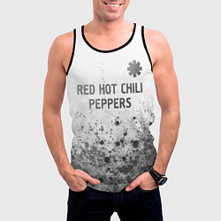 Майка-безрукавка мужская Red Hot Chili Peppers - white gradient посередине, цвет: 3D-черный — фото 2