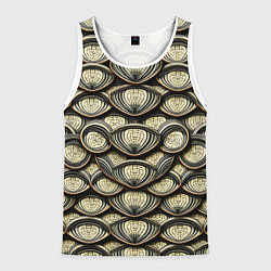 Мужская майка без рукавов Объемный египетский паттерн