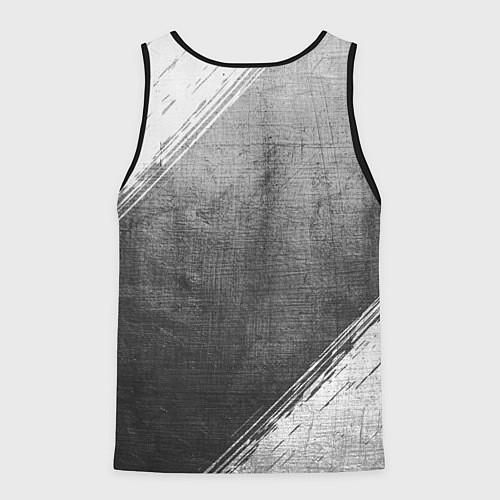 Мужская майка без рукавов Volkswagen - grey gradient / 3D-Черный – фото 2