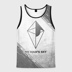 Мужская майка без рукавов No Mans Sky - white gradient