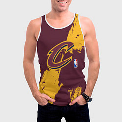 Майка-безрукавка мужская Cleveland Cavaliers NBA team, цвет: 3D-белый — фото 2