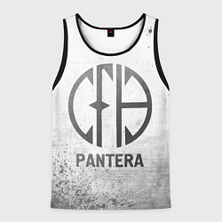 Майка-безрукавка мужская Pantera - white gradient, цвет: 3D-черный