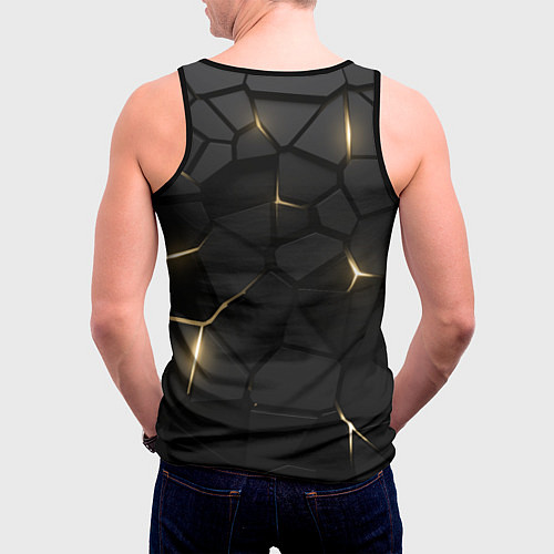 Мужская майка без рукавов Вегас Голден Найтс - НХЛ хоккей / 3D-Черный – фото 4