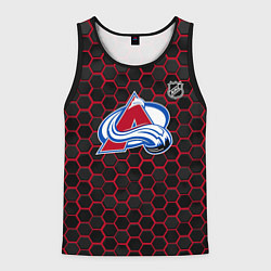 Майка-безрукавка мужская Колорадо Эвеланш - соты с подсветкой, цвет: 3D-черный