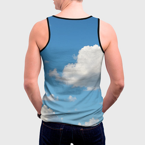 Мужская майка без рукавов Bombardino Crocodillo мем / 3D-Черный – фото 4