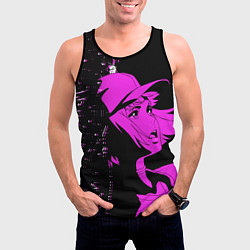 Майка-безрукавка мужская Лазарь: Элейна, цвет: 3D-черный — фото 2