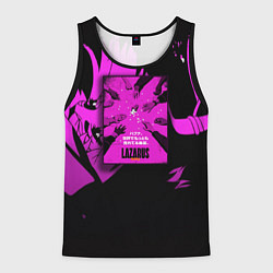 Майка-безрукавка мужская Лазарь: Лекарство, цвет: 3D-черный