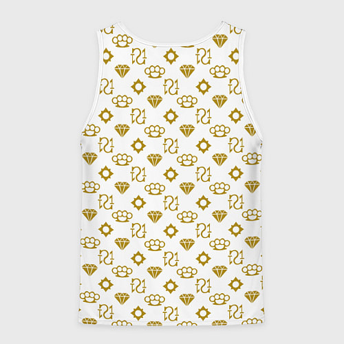 Мужская майка без рукавов Узор как у девушки из Gta 6 / 3D-Белый – фото 2