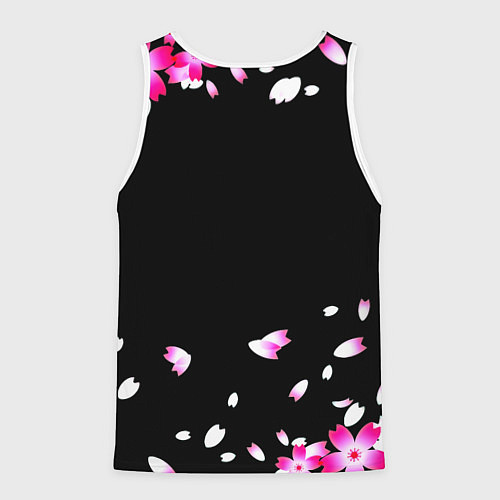 Мужская майка без рукавов Monster energy sakura / 3D-Белый – фото 2