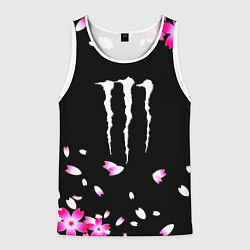 Мужская майка без рукавов Monster energy sakura