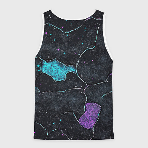 Мужская майка без рукавов Билли Айлиш в деловом костюме / 3D-Белый – фото 2