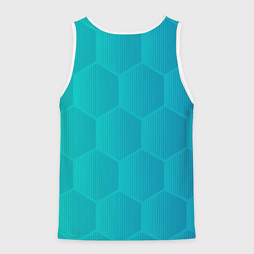 Мужская майка без рукавов Билли Айлиш киберпанк / 3D-Белый – фото 2