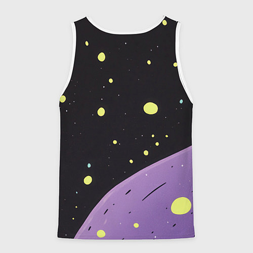 Мужская майка без рукавов Билли Айлиш в стиле Таро / 3D-Белый – фото 2