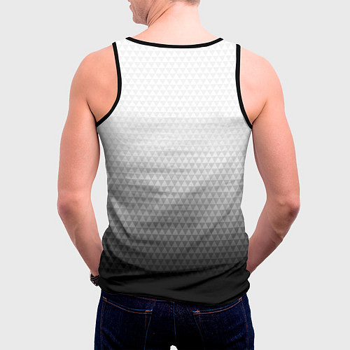 Мужская майка без рукавов Вашингтон Кэпиталз - градиент / 3D-Черный – фото 4