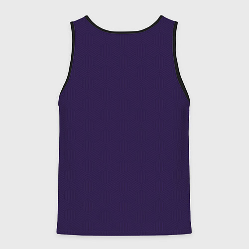 Мужская майка без рукавов ФК Уфа - форма с текстурой / 3D-Черный – фото 2