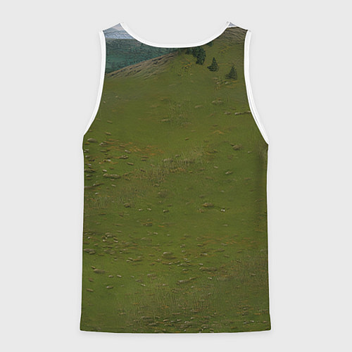 Мужская майка без рукавов HOMM3 Dragons Battle 1 / 3D-Белый – фото 2