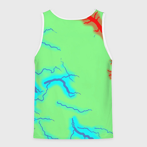 Мужская майка без рукавов Monster energy storm electrix / 3D-Белый – фото 2