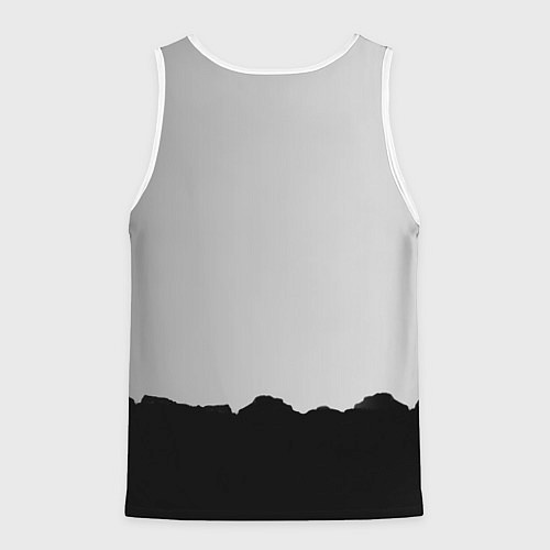 Мужская майка без рукавов Самурай в поле / 3D-Белый – фото 2