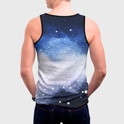 Мужская майка без рукавов Lana Del Rey танцует / 3D-Черный – фото 4