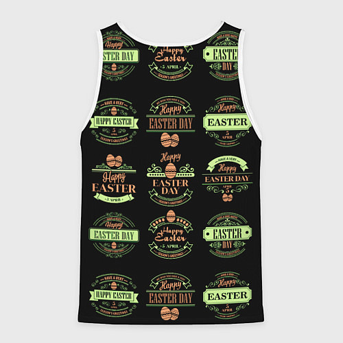 Мужская майка без рукавов Easter holidays / 3D-Белый – фото 2