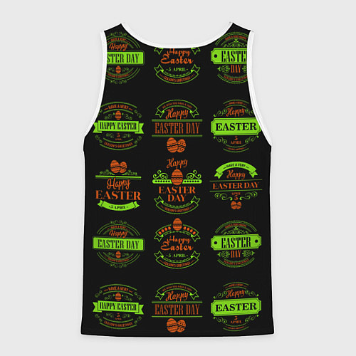 Мужская майка без рукавов Easter holidays / 3D-Белый – фото 2