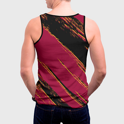 Мужская майка без рукавов Майами Хит - цвета команды / 3D-Черный – фото 4