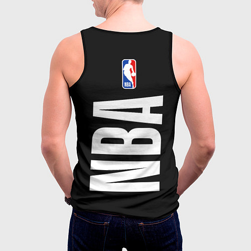 Мужская майка без рукавов Miami Heat - NBA team / 3D-Черный – фото 4