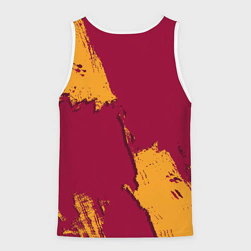 Мужская майка без рукавов Майами Хит - разлитая краска / 3D-Белый – фото 2