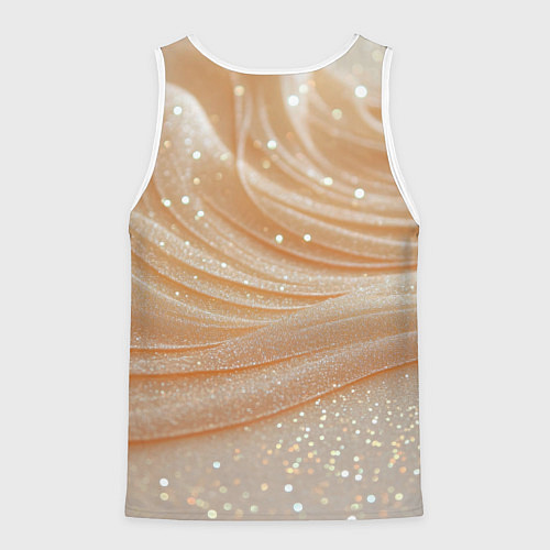 Мужская майка без рукавов Леди Гага в черном платье / 3D-Белый – фото 2