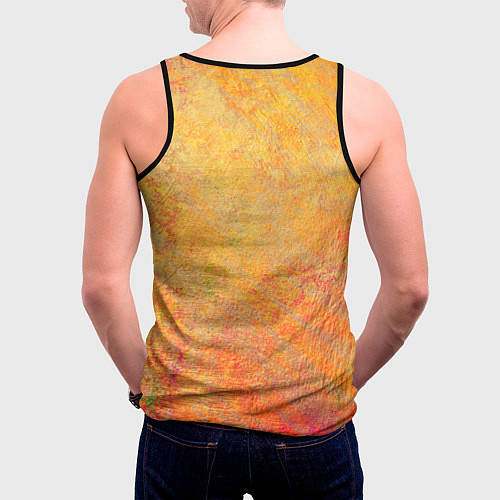 Мужская майка без рукавов Египетская кошка-богиня Баст / 3D-Черный – фото 4