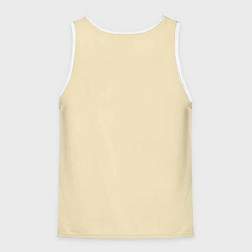 Мужская майка без рукавов Включи мозги / 3D-Белый – фото 2