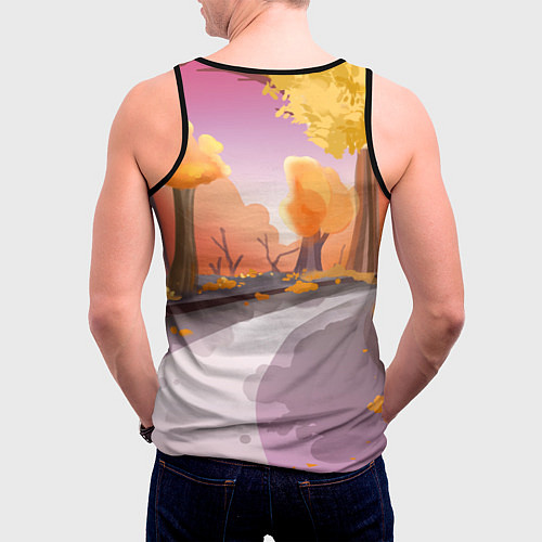 Мужская майка без рукавов Сиратори Айра Дандадан с щенком / 3D-Черный – фото 4