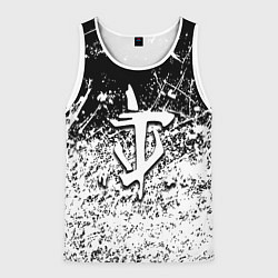Мужская майка без рукавов Doom краски всплеск кисти