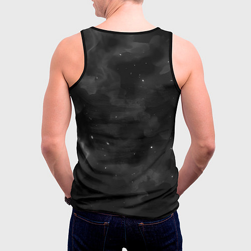 Мужская майка без рукавов Где мы - там победа волк ВДВ / 3D-Черный – фото 4