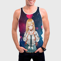 Майка-безрукавка мужская Марин Китагава с любовью - Эта фарфоровая кукла вл, цвет: 3D-белый — фото 2