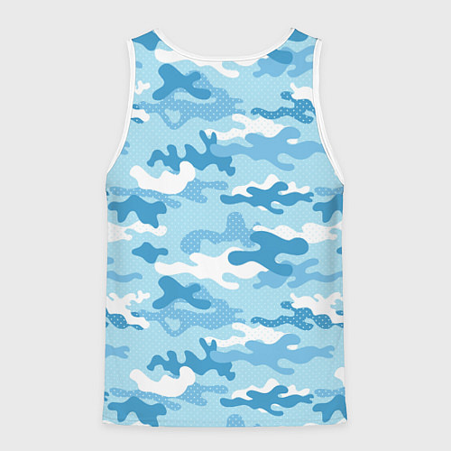 Мужская майка без рукавов Честь выше высоты ВДВ / 3D-Белый – фото 2