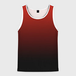 Мужская майка без рукавов Red gradient