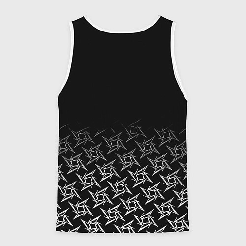 Мужская майка без рукавов Doom ninja / 3D-Белый – фото 2