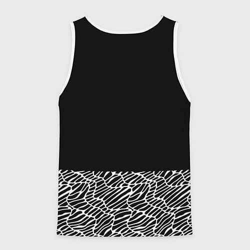 Мужская майка без рукавов Doom геометрия линии / 3D-Белый – фото 2