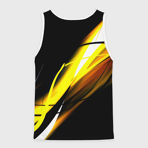 Мужская майка без рукавов Doom геометрия из полос / 3D-Белый – фото 2