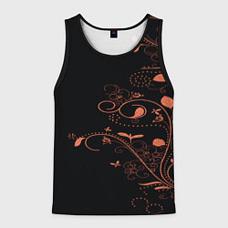 Майка-безрукавка мужская Китайский орнамент, цвет: 3D-черный
