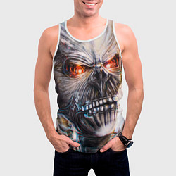 Майка-безрукавка мужская Король Леорик, цвет: 3D-белый — фото 2