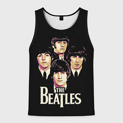 Мужская майка без рукавов The Beatles faces